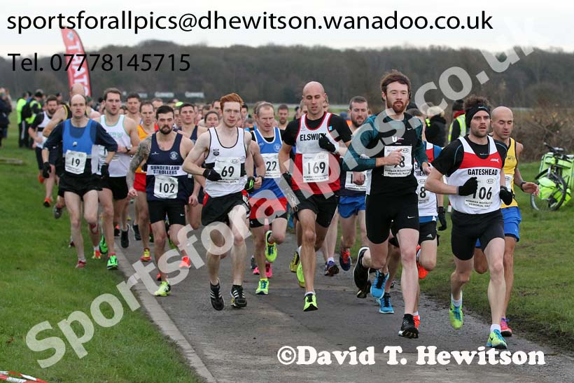 Elswick Harriers Norman Woodcock Memorial 5 Mile Road Race, Gosforth Park, Newcastle. Photo: David T. Hewitson/Sports for All Pics